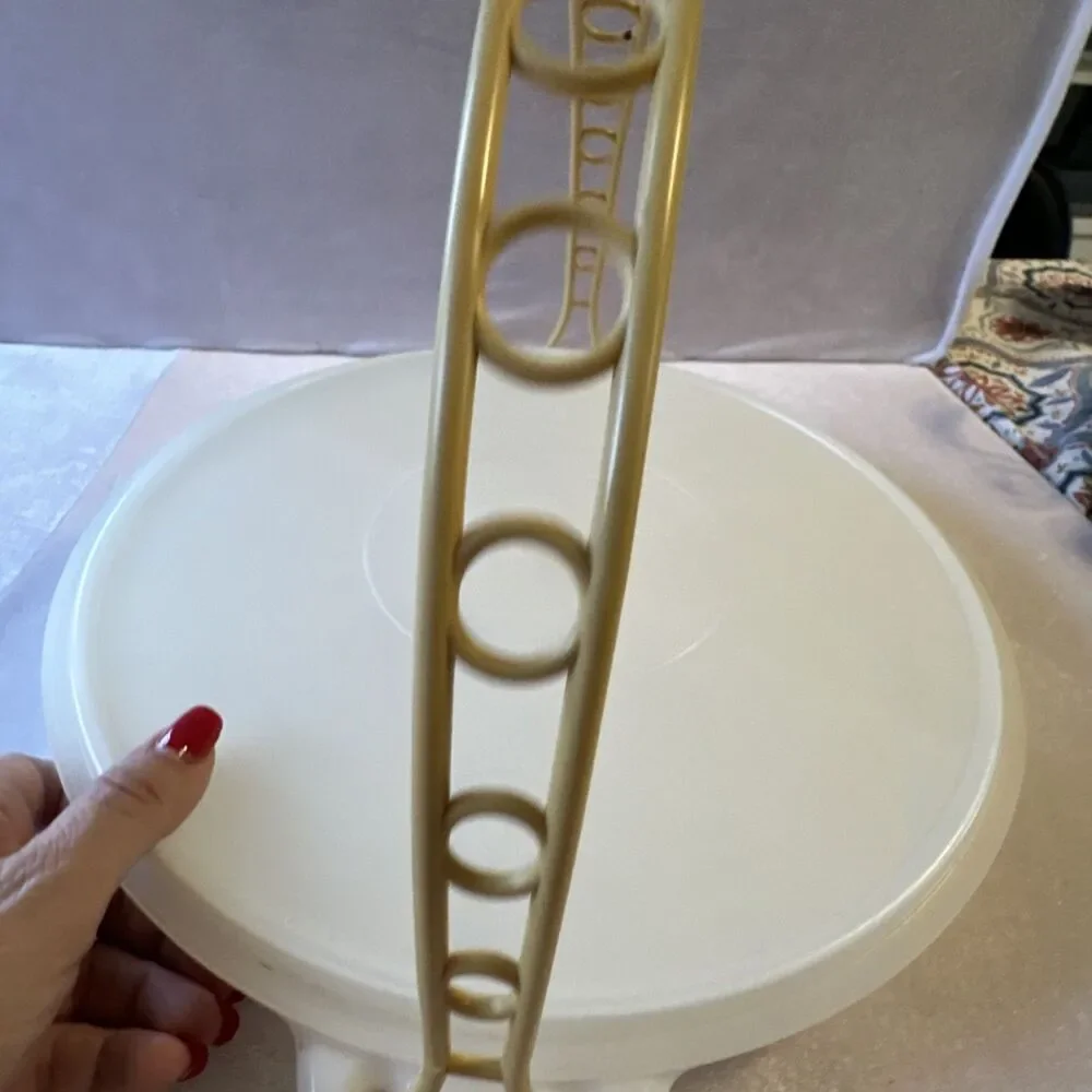 Tupperware 405-2 Vintage Divided Party Tray Relish Veggie Handle Lid 224-9